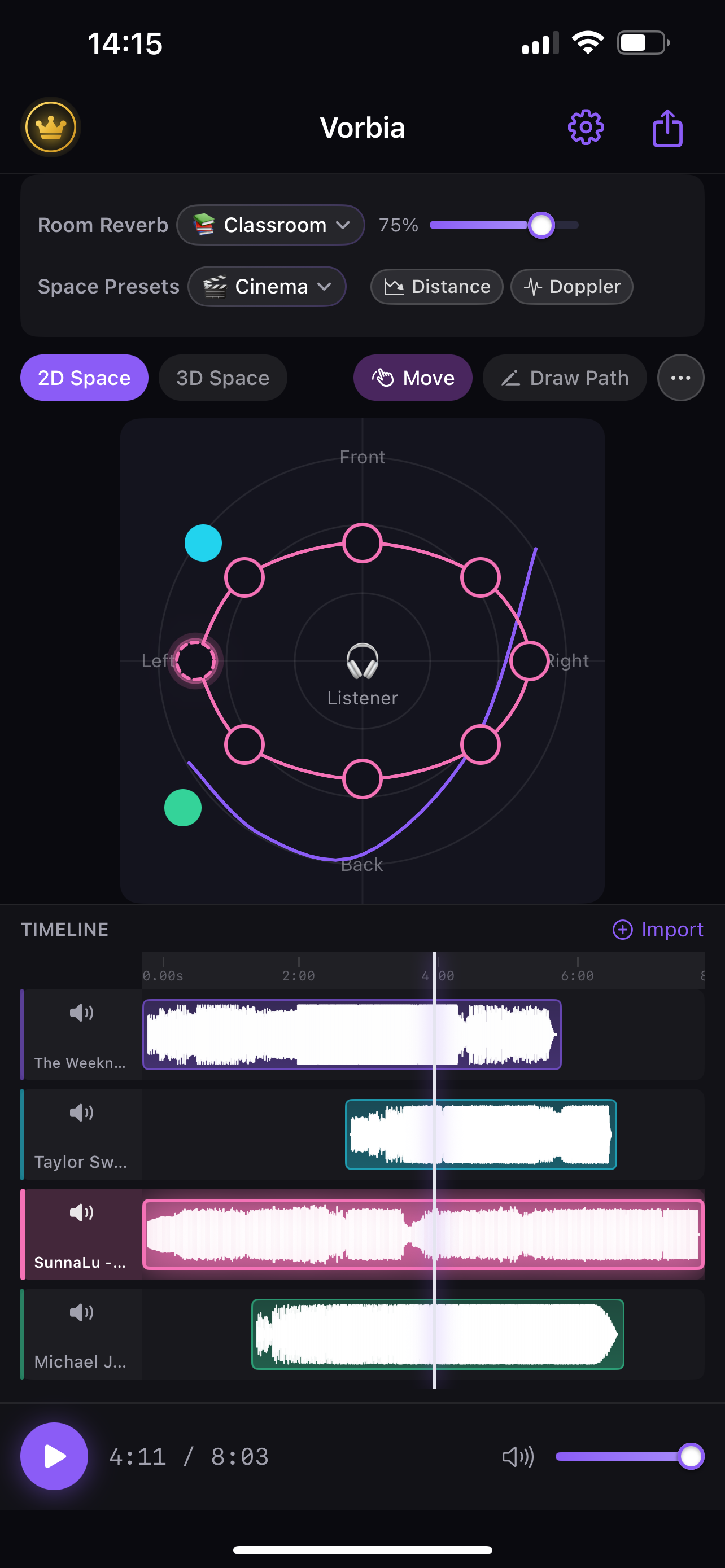 Vorbia main editor